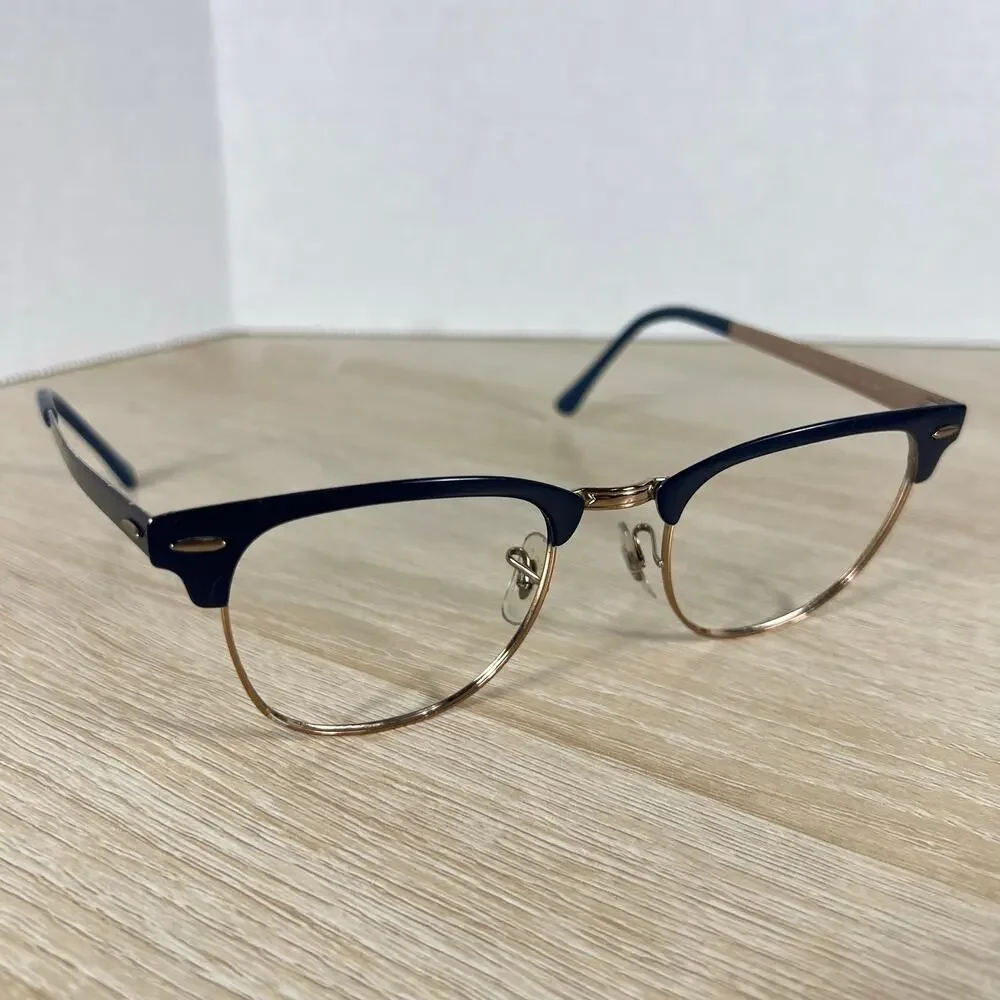 Ray-Ban RB3716 9160/AJ Metal Clubmaster Sunglasses Frames Only 51-21-145 Italy